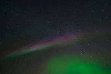 アイスランドのレイキャビクで見たオーロラ