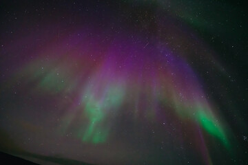 アイスランドのレイキャビクで見たオーロラ