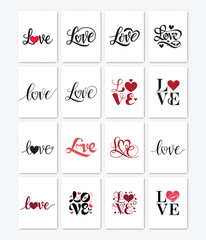 Charming Hand Drawn Typography of 'LOVE': A Versatile Design for T-Shirts, Posters, and Wedding Invitations. Perfect for Valentine’s Day Celebrations and as a Unique Gift for Loved Ones