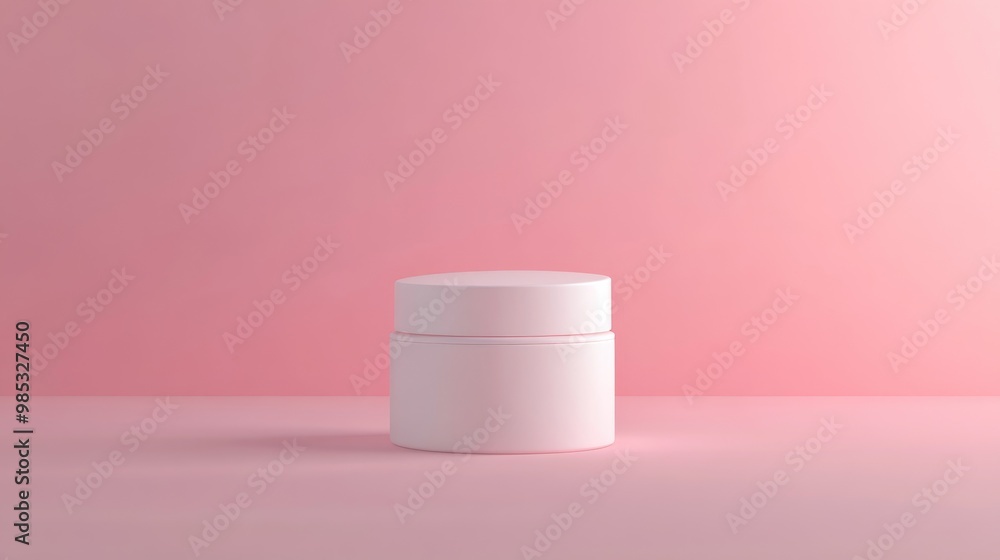 Poster 3d rendering of a blank background for showcasing products creams and cosmetics ideal for product di
