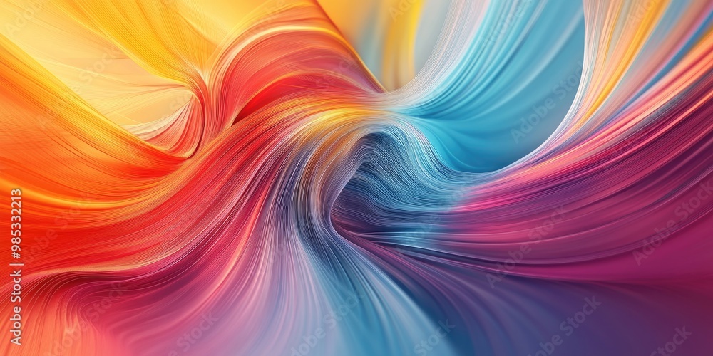 Aufkleber abstract lines and threads suitable for card designs artistic projects business applications templat