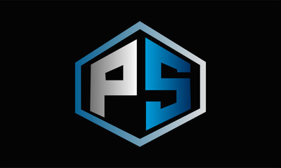 p s letter, ps letters, ps initials, brand identity, ps design, letter logo, design, brand, icon, business, company, symbol,