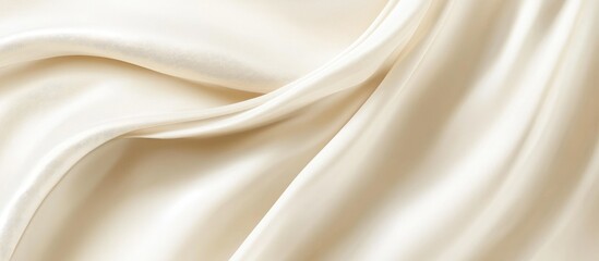 Ivory Silk Background Festive Fabric Texture Banner Textile Design