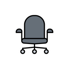 Office chair icon