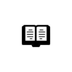 Stylish Book Icon or logo for Education, Research, and Learning Projects – Includes Pile of Books, Stack, Open, Closed, and Bookmark Designs