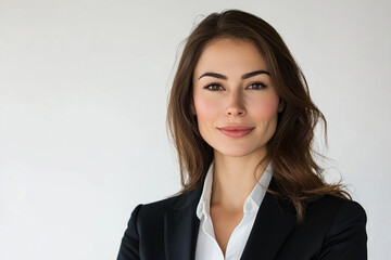 Business woman in a suit