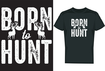Deer Hunting T shirt Design