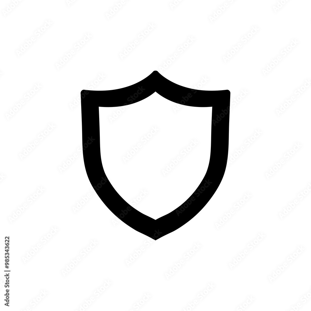 Poster shield flat icon vector, simple illustration for web and app..eps