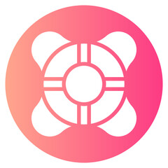 lifebuoy gradient icon