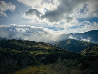 landscape with clouds