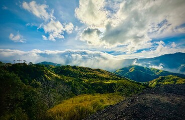 landscape with clouds