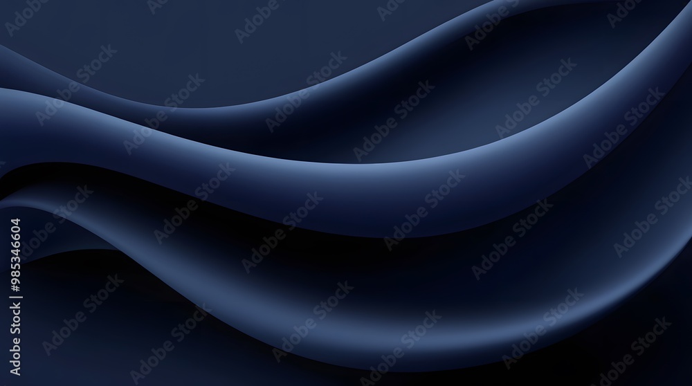 Poster an abstract background image featuring smooth, flowing curves similar to soft fabric or liquid waves