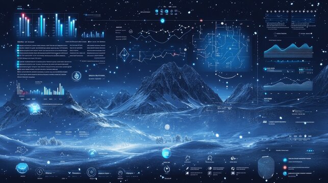 Futuristic Landscape. - Powered by Adobe