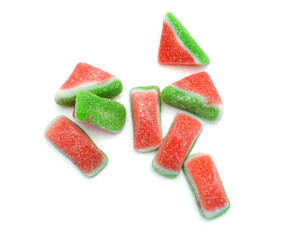 Gummy rings shaped cutter, isolated on white background