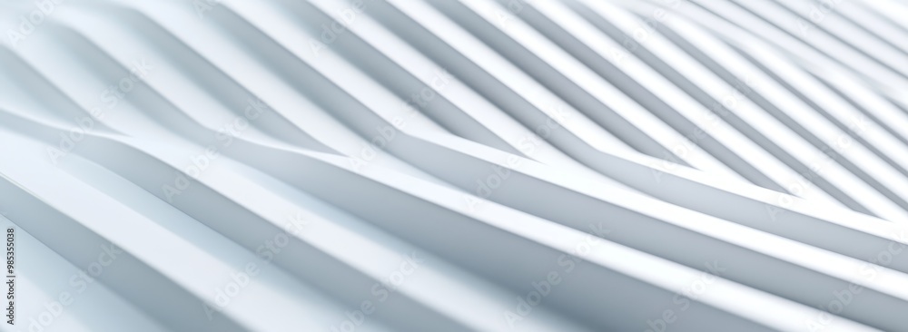 Aufkleber abstract white wave pattern background with a soft, subtle texture.