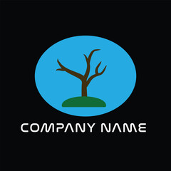Fototapeta premium A tree logo represents growth, stability, and longevity, making it a popular symbol for businesses focused on sustainability.