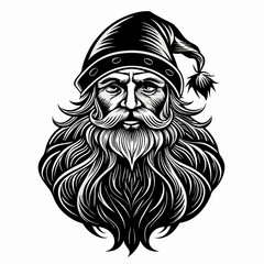 Santa SVG Santa Face Svg ,Christmas Svg Holiday Svg