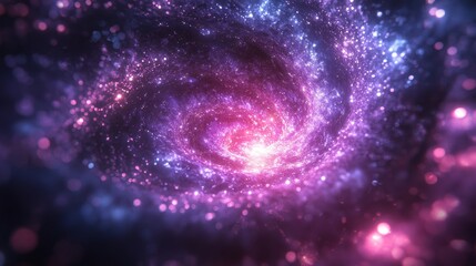 Fototapeta premium Cosmic Spiral Galaxy.