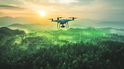 Drone Over Forest Data.