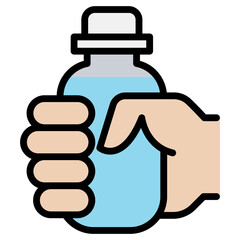 Drinking water icon