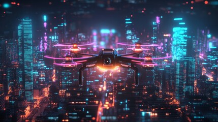 Drone Cityscape.