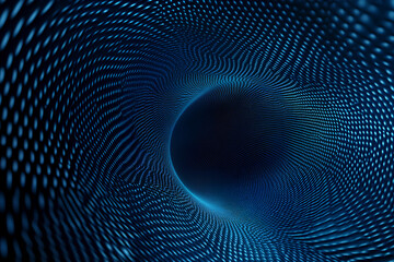 Abstract blue halftone circle futuristic