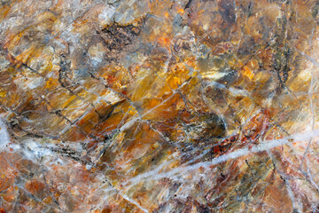 Detailed Close-Up of Fine-Grained Quartz Chert Stone