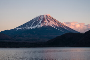 夕景富士山