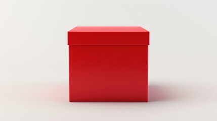 A realistic 3D illustration of a ballot box on a white background for voting concepts.