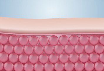 beauty serum in plain style to be used as an element. 3d illustration