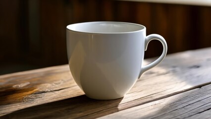 Fototapeta premium A moment of calm with a warm beverage