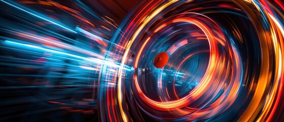 Dynamic Energy Flow Abstract Motion Background
