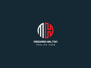 Modern letter logo design