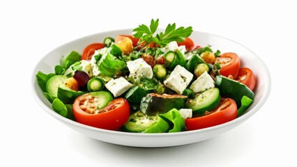  Fresh and vibrant salad ready to be enjoyed