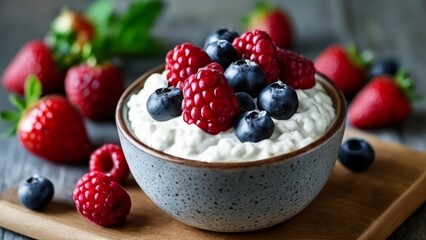  Deliciously fresh berries and cream a summer delight