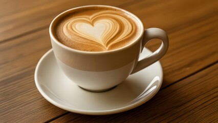 Fototapeta premium A heartwarming cup of coffee