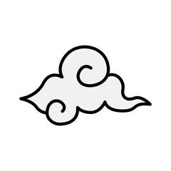 Chinese cloud icon