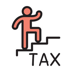 Tax growth icon