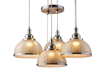 pendent ceiling lamp isolated on a white background