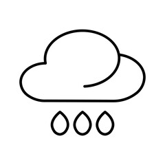 rain line icon