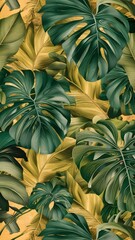 Obraz premium green leaves background