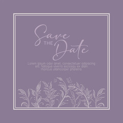  Wedding background card decorative border. Thank you, rsvp, invitation elegant card illustration graphic banner.