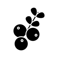 cranberries glyph icon