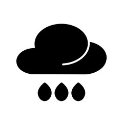 rain glyph icon