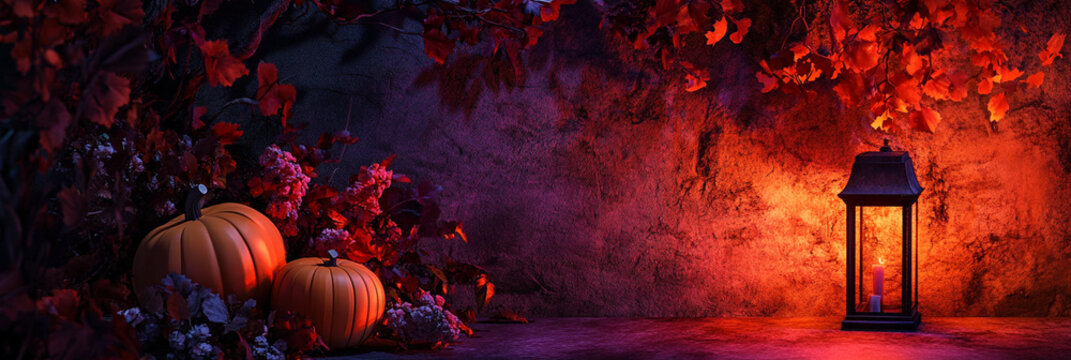Banner Halloween suave e leve