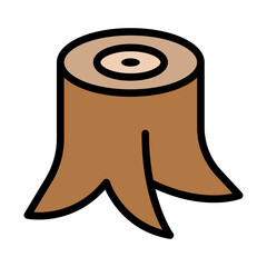 Cut wood icon