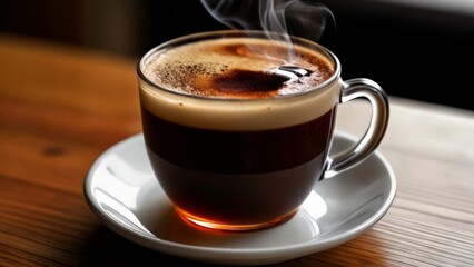 Naklejka premium Warm and inviting coffee moment