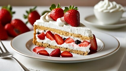  Deliciously tempting strawberry cheesecake slice