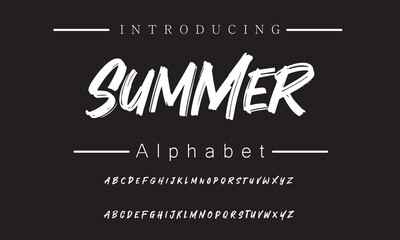 Dynamic Brush Font for Logos, Branding, and Creative Designs | Versatile Typeface for Modern Aesthetics