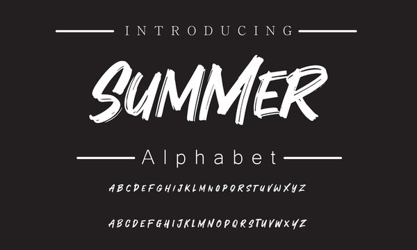 Dynamic Brush Font for Logos, Branding, and Creative Designs | Versatile Typeface for Modern Aesthetics